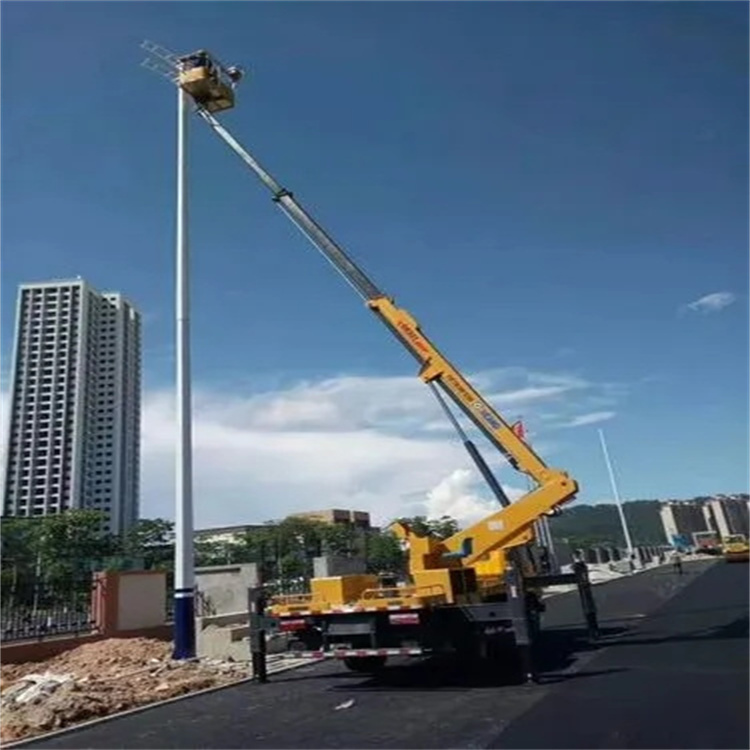 雁江维修路灯的曲臂升降车出租